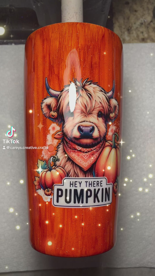 Hey there Pumpkin- 20 oz. Tapered Tumbler